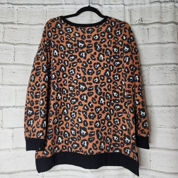 Simply Southern Collection Animal Print Pullover Sweater Multicolor Size Medium - Picture 7 of 13